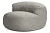 Кресло бескаркасное Bubble (Букле / Светло-серый)