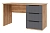 Стол письменный с тумбой Астория 29 (Дуб кастелло медовый / Графит софт)