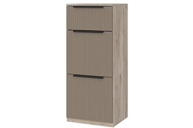 Прихожая Астория №1 (Дуб кастелло серый / Грей софт)