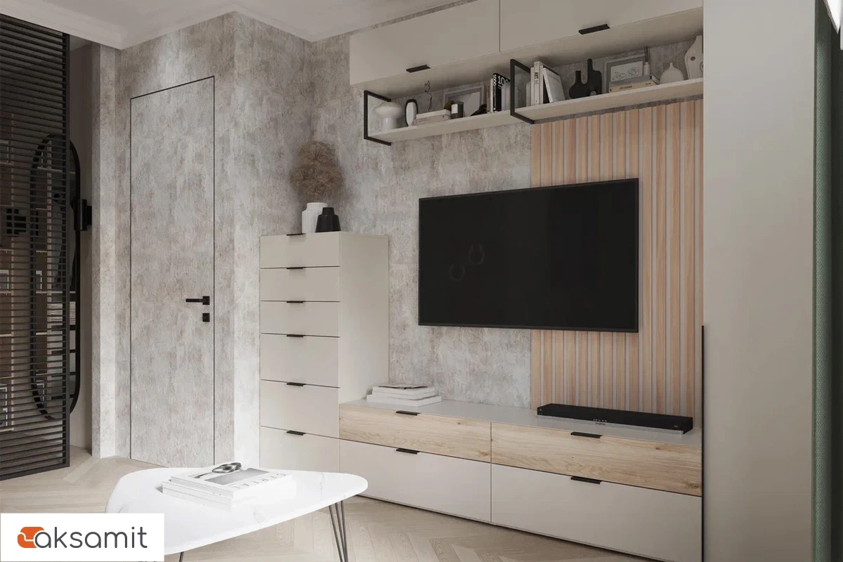 Комод Мария МК 60.6F (Дымчато-серый)