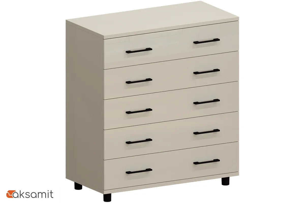 Комод КМ-5021-СК-КГ (Серый Кашемир / Кашемир Глянцевый)