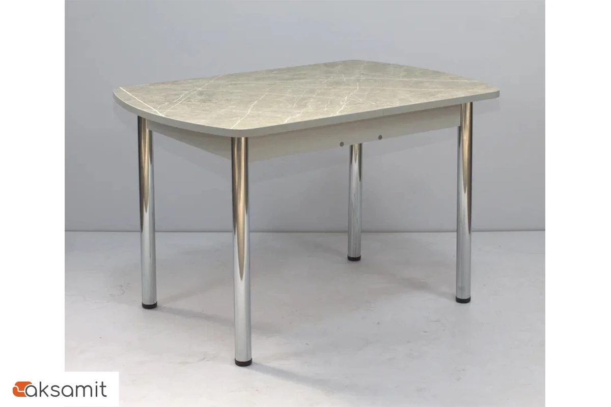 Стол европейский раздвижной 1200х800 (7237тс / Ноги хром)
