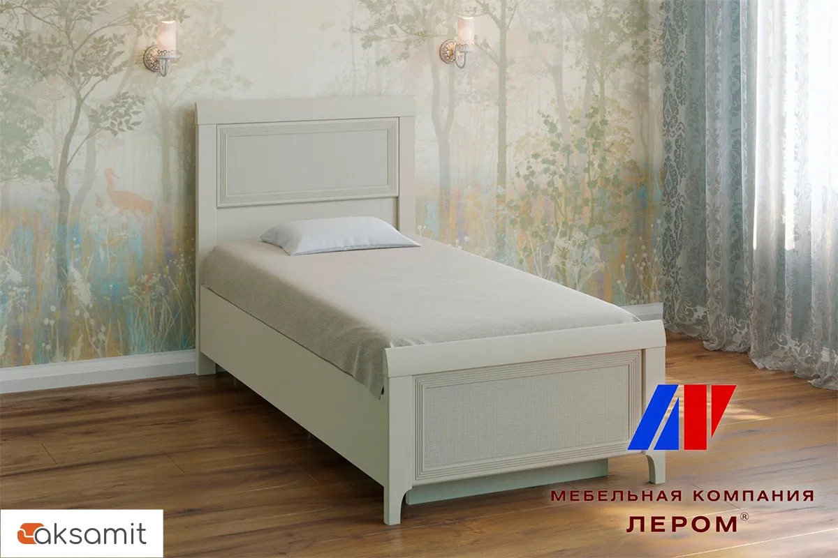 Кровать КР-1025-СК 90х190 (Серый Кашемир) Кровать КР-1025-СК 90х190 (Серый Кашемир)