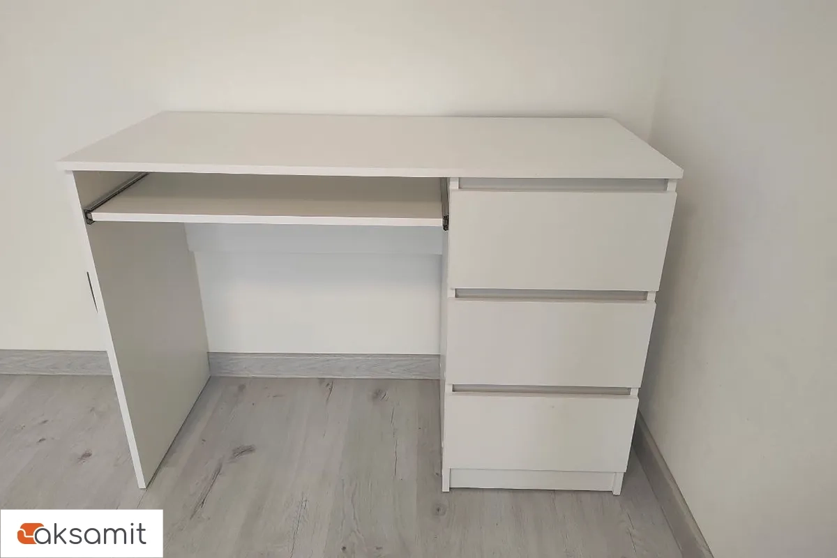 Стол компьютерный Ницца-11 (Белый)