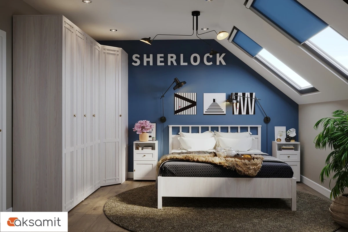 Спальня Sherlock №10 (Ясень Анкор Светлый) Спальня Sherlock №10 (Ясень Анкор Светлый) фото