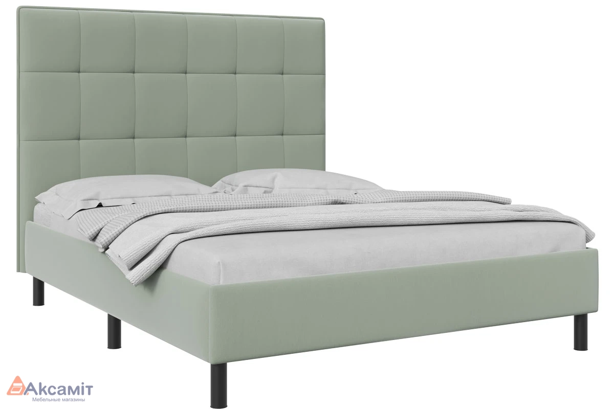 Кровать Клео с ПМ 160х200 (Ткань мятная)