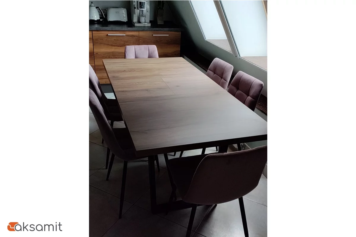 Стул Чили каркас Муар черный, велюр (Maserati 15 пастельно-фиолетовый) СРП-052