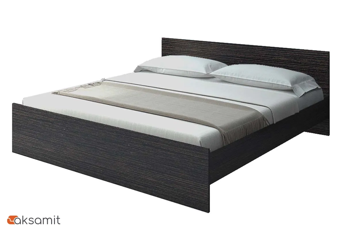 Кровать Николь 140х200 без орт. основания Венге (72240064) Кровать Николь 140х200 без орт. основания Венге (72240064)