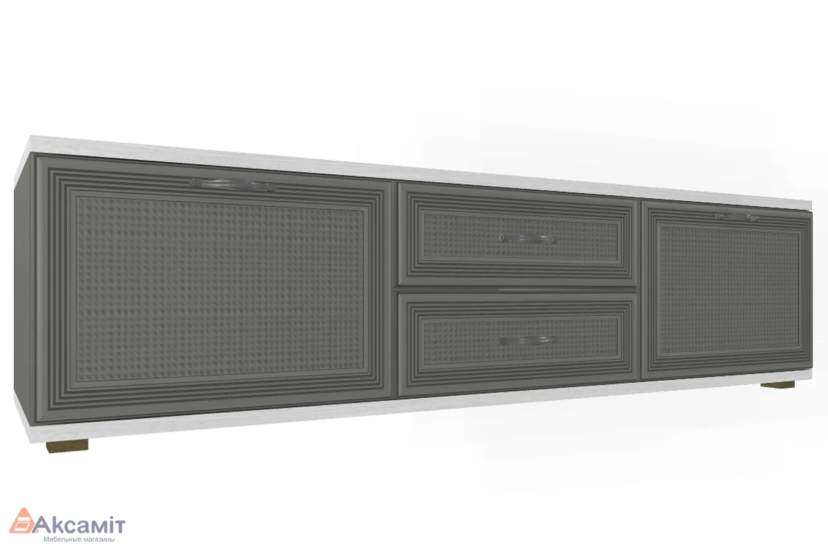 Готовый комплект для гостиной Карина ГК-1001-СЯ-СО (Снежный Ясень/Серый Оникс)