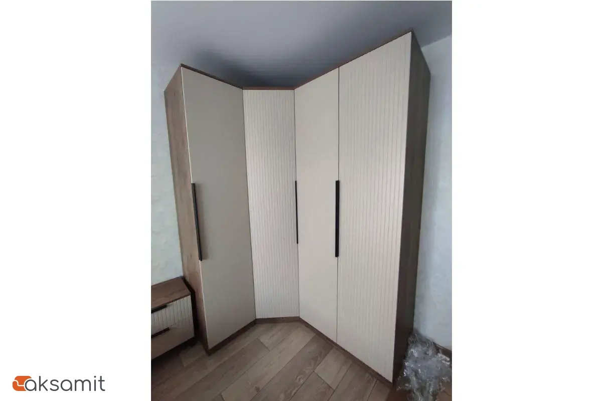 Шкаф 1-дверный для платья и белья Тоскана (Дуб Табачный/Бисквит)