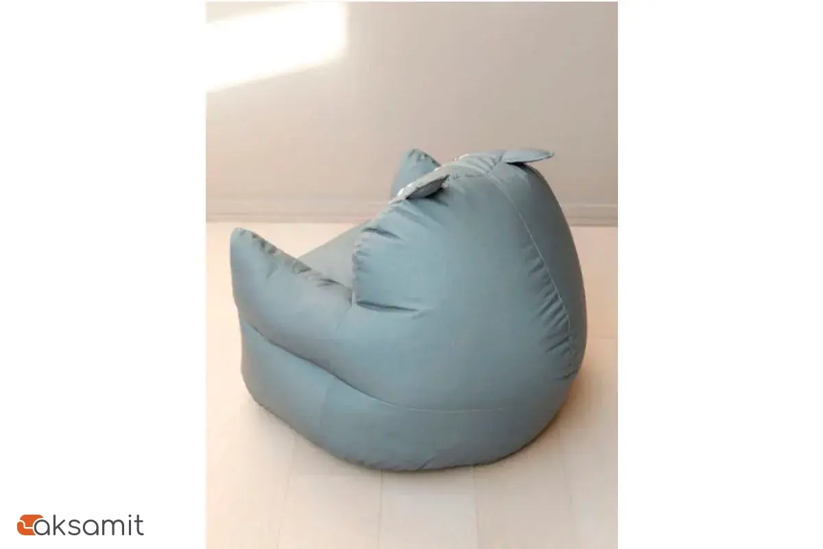 Пуфик Енот L Серый