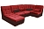 Угловой диван София 2 ДКУ латы Саванна Черри