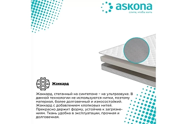 Матрас Askona Trend Mini 160х200 жаккард