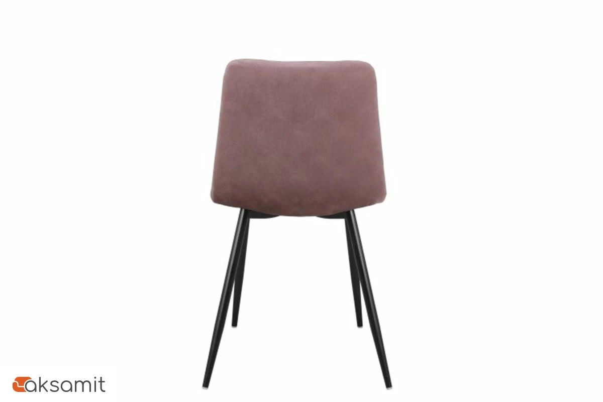 Стул Чили каркас Муар черный, велюр (Maserati 15 пастельно-фиолетовый) СРП-052
