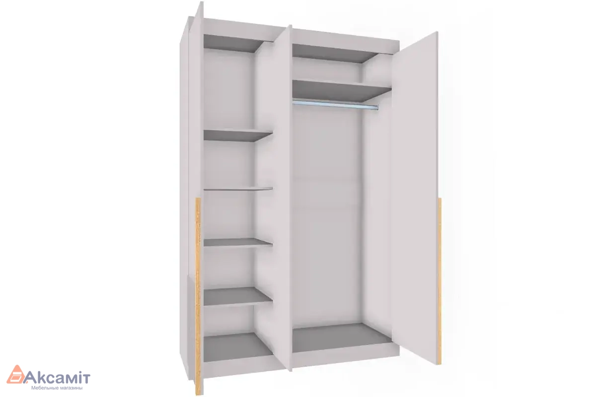 Шкаф для одежды Джуна Мод.ДЖ-15 (Серый)