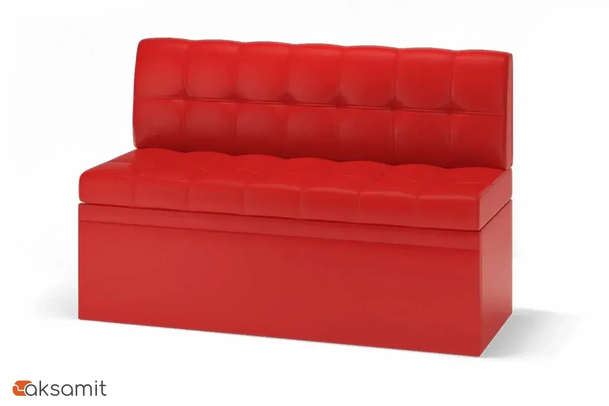 Диван Прямой "Остин" ЭкоКожа Reex Красный