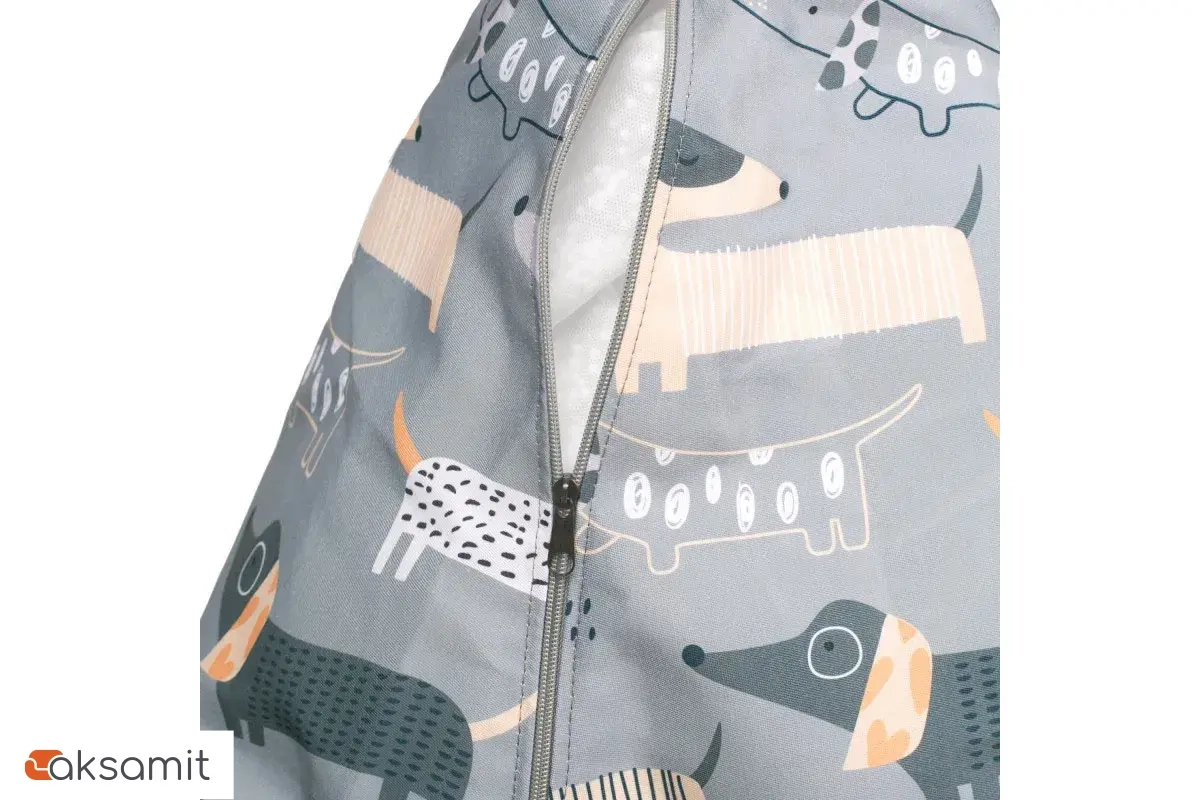 Кресло-мешок Груша Миди 2XL (Мебельный хлопок / Озорные таксы)