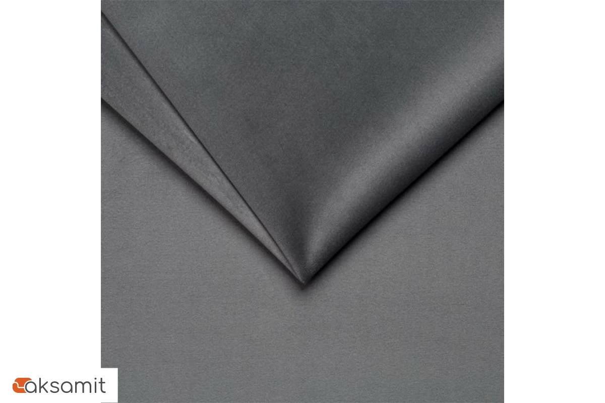 Стул Аура каркас Муар черный, велюр (Velluto 18 серый) СРП-032