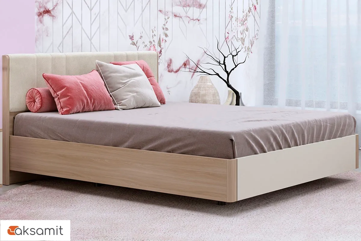 Кровать КР-5013-АС-КМ-В 160х200 (Ясень Асахи/Кашемир Матовый/Велюр) Кровать КР-5013-АС-КМ-В 160х200 (Ясень Асахи/Кашемир Матовый/Велюр)