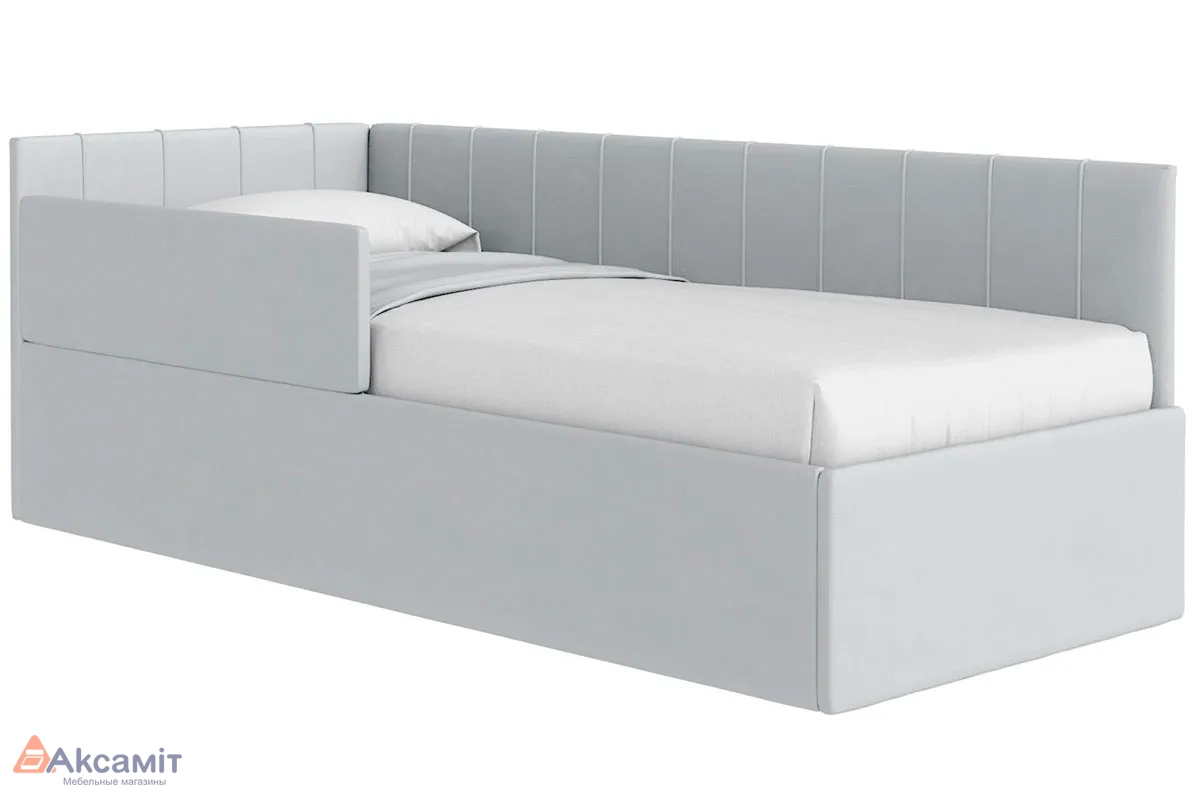 Кровать Мика с ПМ 90х200 универсальная Newtone Light GREY