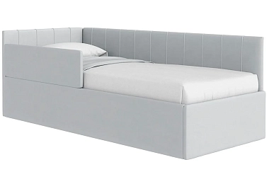 Кровать Мика с ПМ 90х200 универсальная Newtone Light GREY