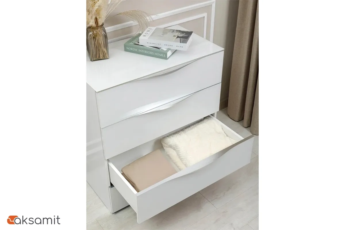 Комод Глосс (Белый глянец)