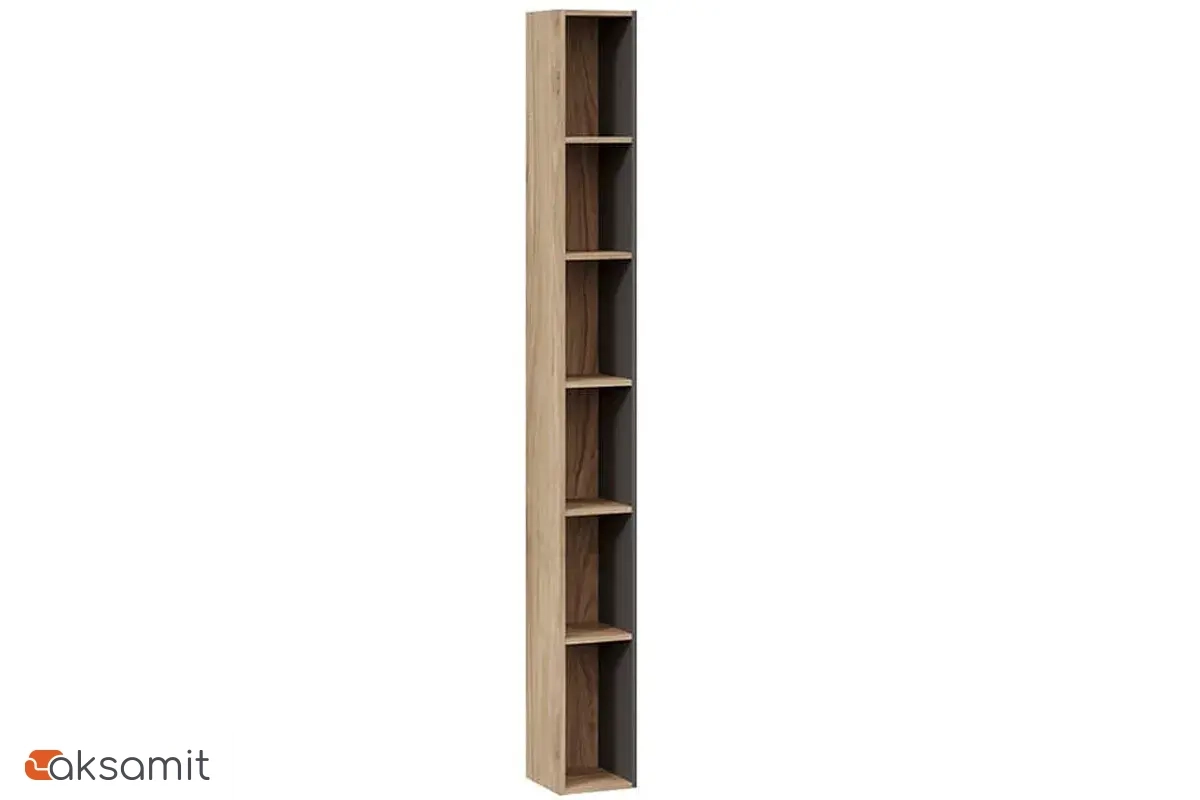 Стеллаж переходной Порто ТД-393.07.25 (Яблоня Беллуно/Графит софт)