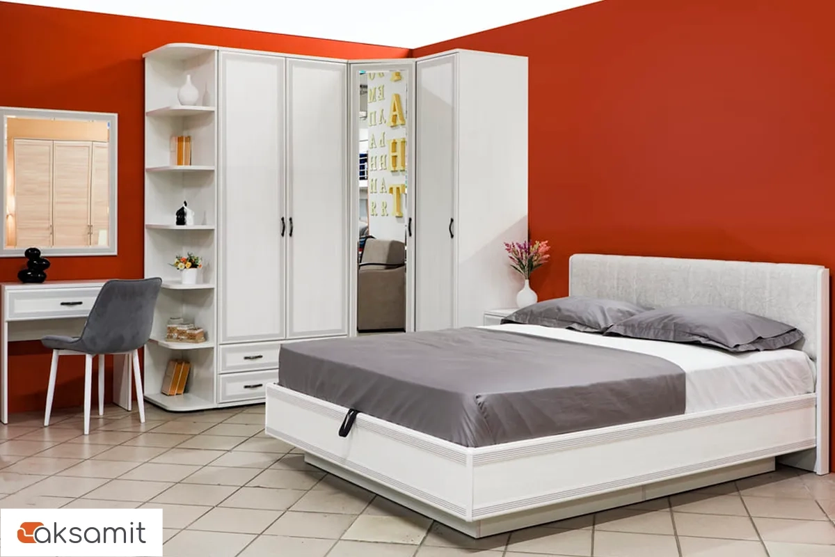 Кровать КР-1013 160х200 (Снежный Ясень) Кровать КР-1013 160х200 (Снежный Ясень)