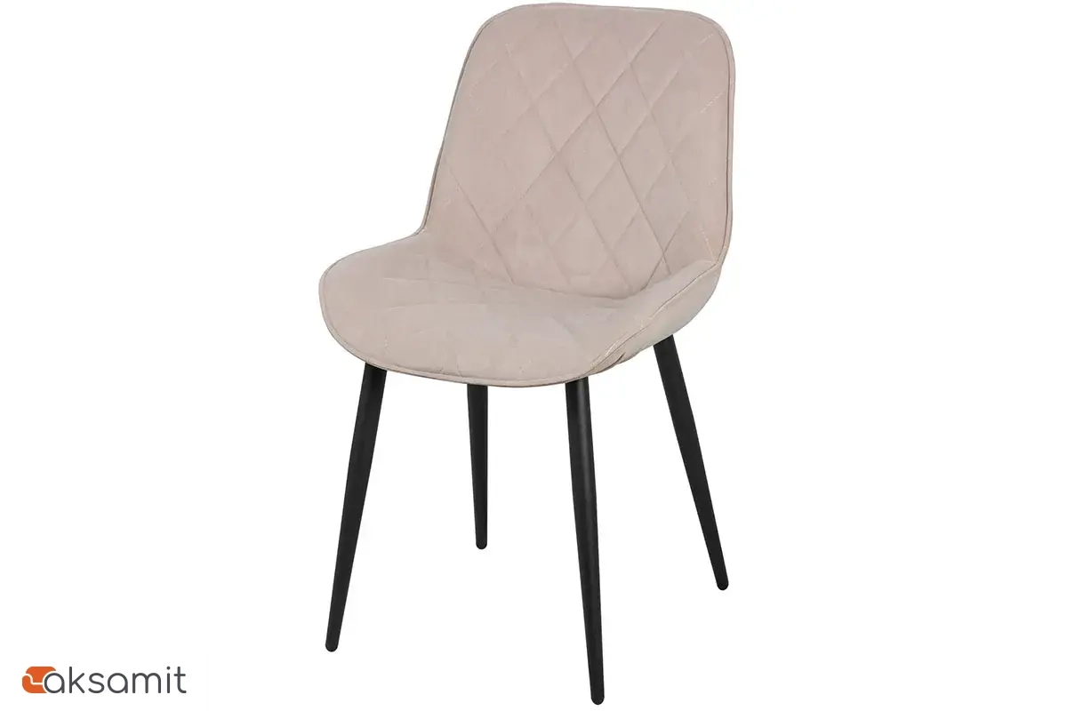Стул Аура (Муар черный / Велюр Дрим / Beige) СРП-032