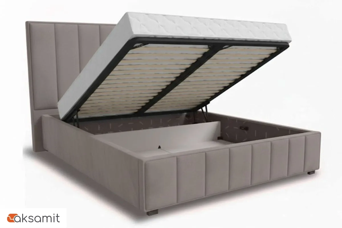 Кровать Кордова-1 с ПМ 160х200 (Lovers-27 стоун) 2 кат.