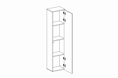 Шкаф навесной Point Тип-40 Дуб Вотан (71774448)
