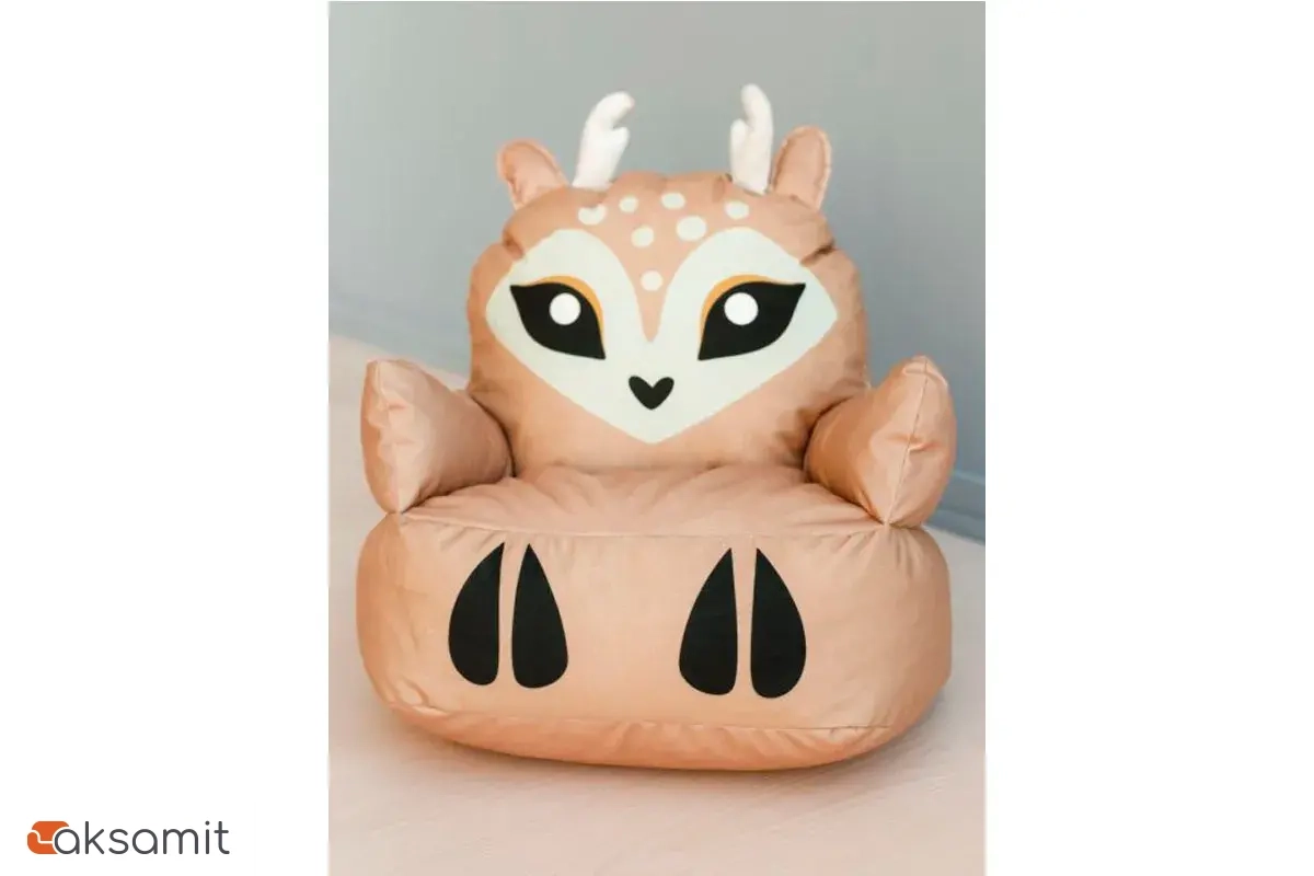 Пуфик Оленёнок L Бежевый