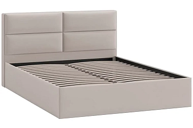 Кровать универсальная Глосс Тип 1 без ПМ 160х200 (Велюр/Confetti Smoke)