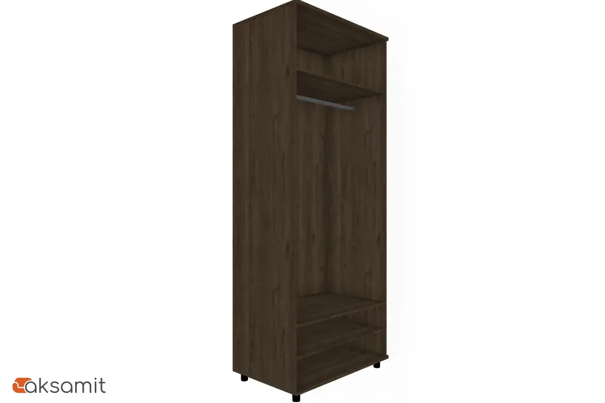 Шкаф для одежды и белья ШК-5005-ГТ-АМ (Гикори Джексон Темный/Антрацит Матовый) Шкаф для одежды и белья ШК-5005-ГТ-АМ (Гикори Джексон Темный/Антрацит Матовый)