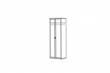 Ника-Люкс 21Р Шкаф для одежды двухдверный фото