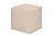 Пуфик Куб (Светло-Бежевый / Велюр)