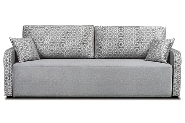 Диван прямой BRICK-2 L (Набивные подушки/Отстрочка) Тексопарк Clever Dove