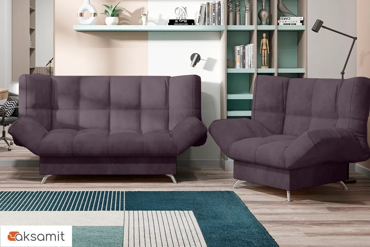 Диван-кровать Клик-кляк 8 ДК Регина-45.1 Nebby 219 Фиолетовый