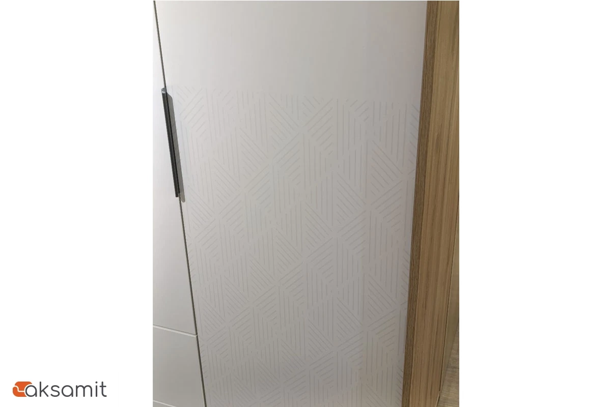 Шкаф четырехдверный Николь Мод.8 (Белый/Дуб Альпийский)