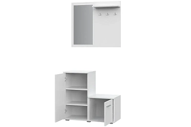 Комплект мебели для прихожей Fun КП-1 (Белый) 71337651