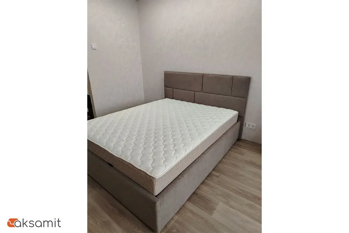 Кровать Невада-1 с ПМ 160х200 (Lovers 27 стоун) 2 кат.