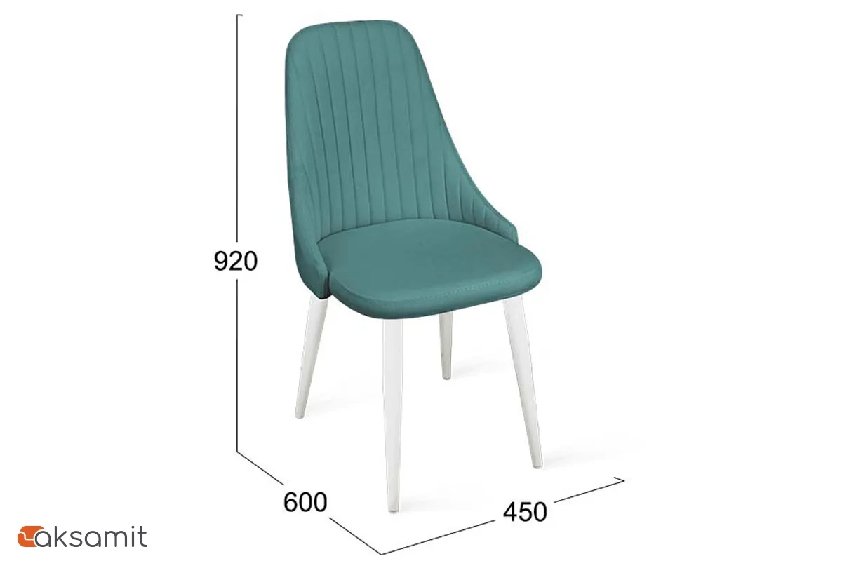 Стул Франк исп.2 ДП2-30 (конус) (Белый матовый/Микровелюр Madera Aquamarine/Аквамарин) Стул Франк исп.2 ДП2-30 (конус) (Белый матовый/Микровелюр Madera Aquamarine/Аквамарин)
