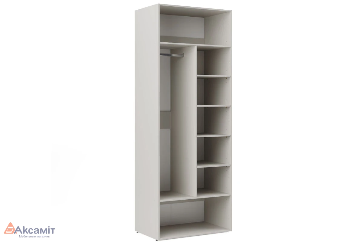 Корпус шкафа для гардеробной Мария МШ/МШУ 90.55+ДК 90.55 (Дымчато-серый)