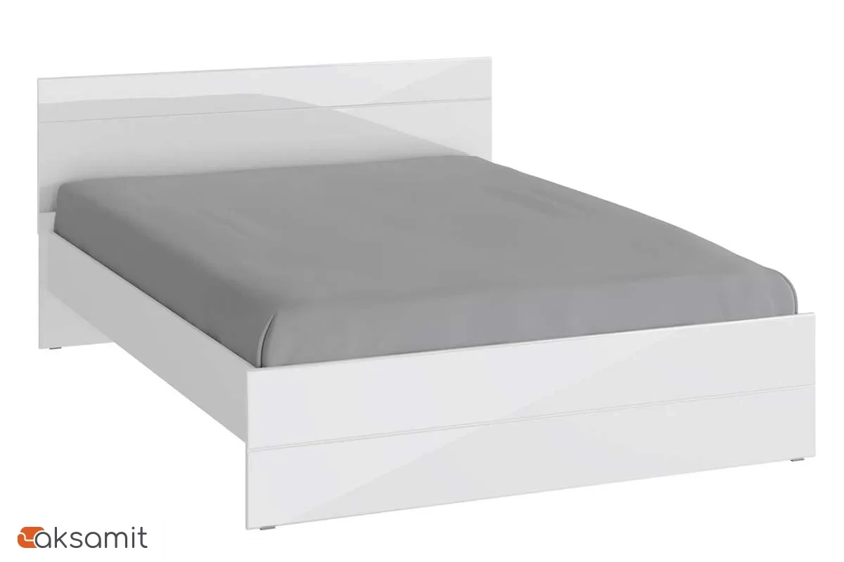 Кровать Gloss 160х200 Белый/Белый глянец (72374522) Кровать Gloss 160х200 Белый/Белый глянец (72374522)