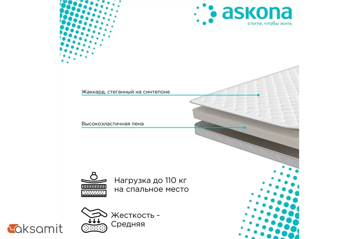 Матрас Askona Trend Mini 180х200 жаккард
