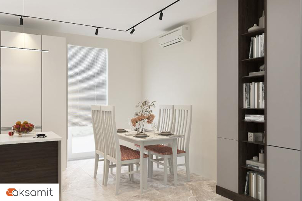 Стол обеденный Сканди (Белый)