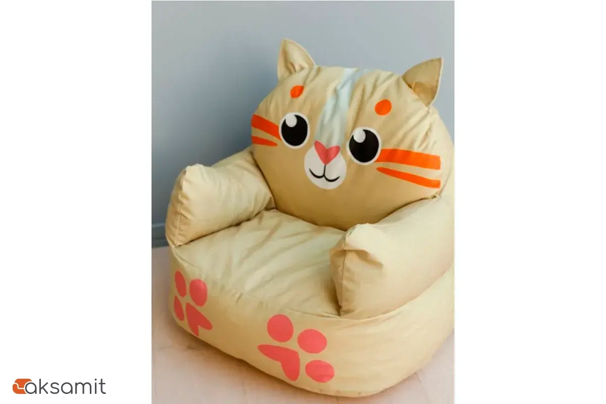 Пуфик Кошечка S Бежевый