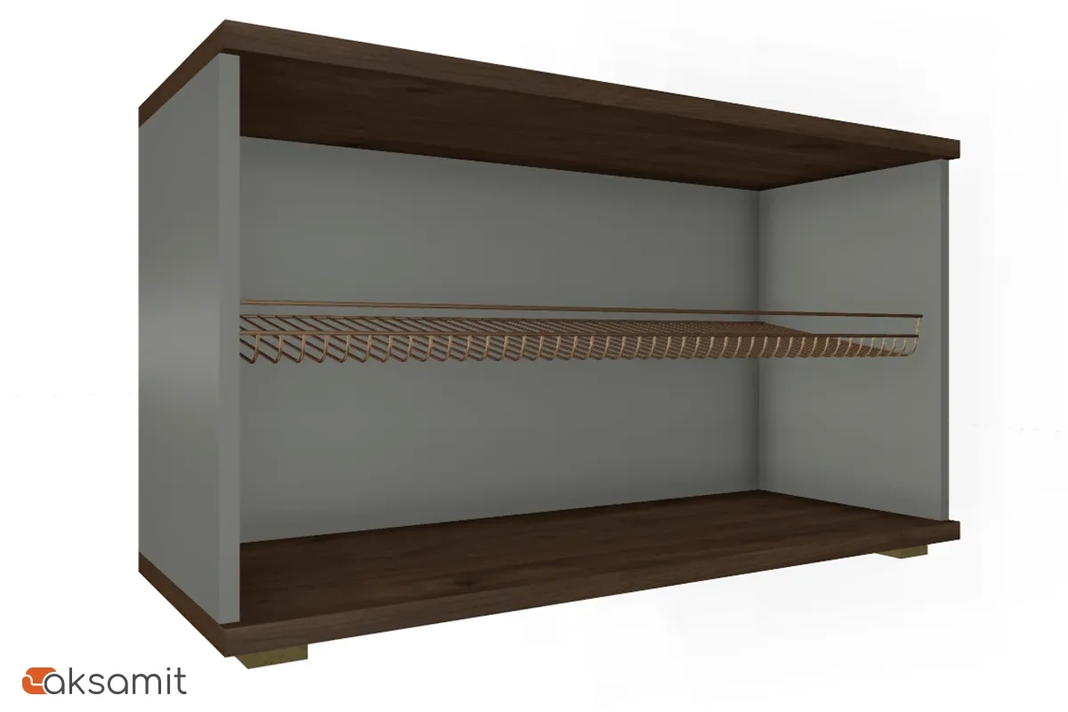 Тумба ТБ-1041-ГТ-СО (Гикори Джексон Темный / Серый Оникс)