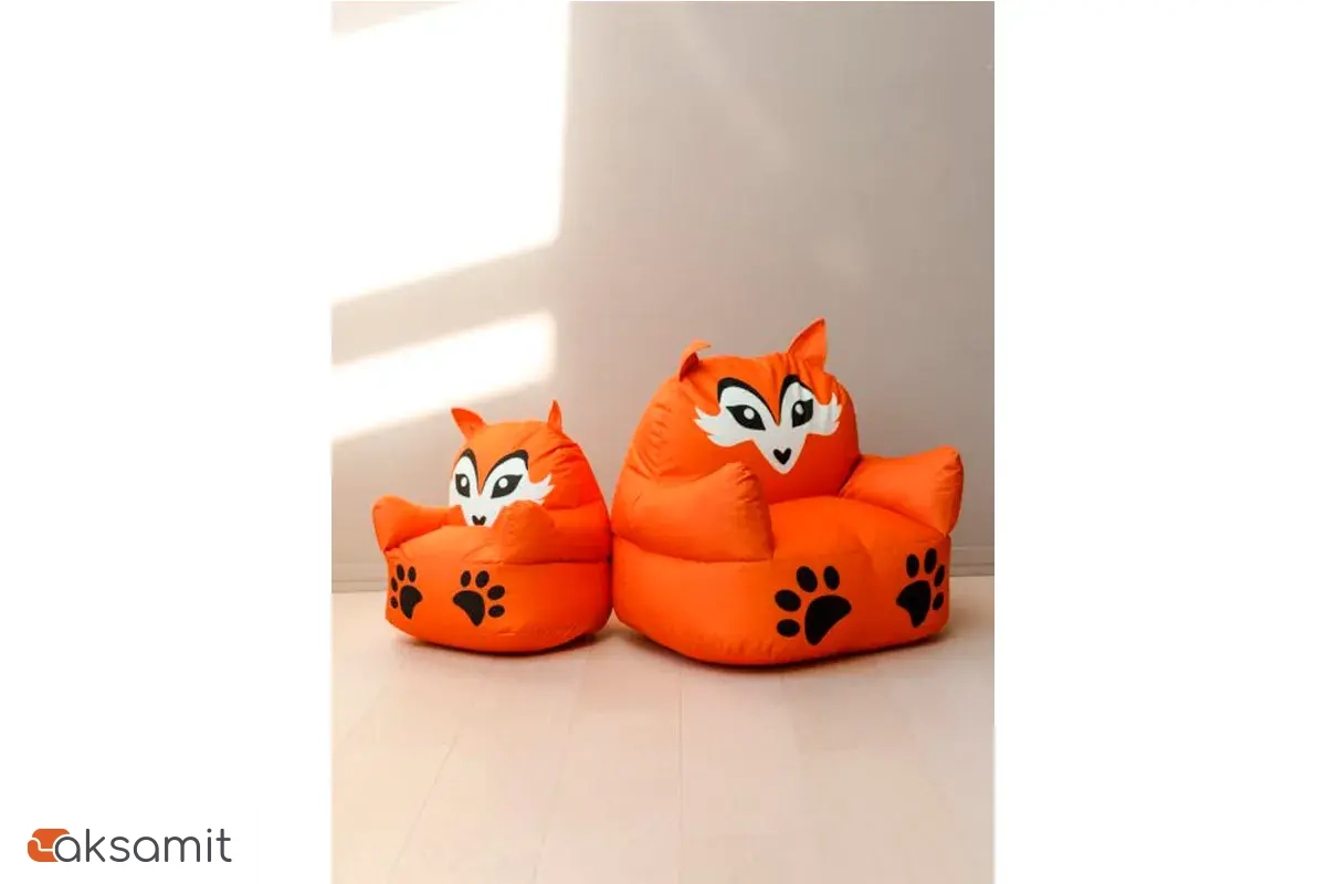 Пуфик Лисичка S Оранжевый