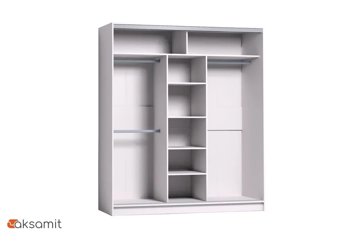 Шкаф-купе 1800 Strike ЛДСП/ЛДСП (Белый)